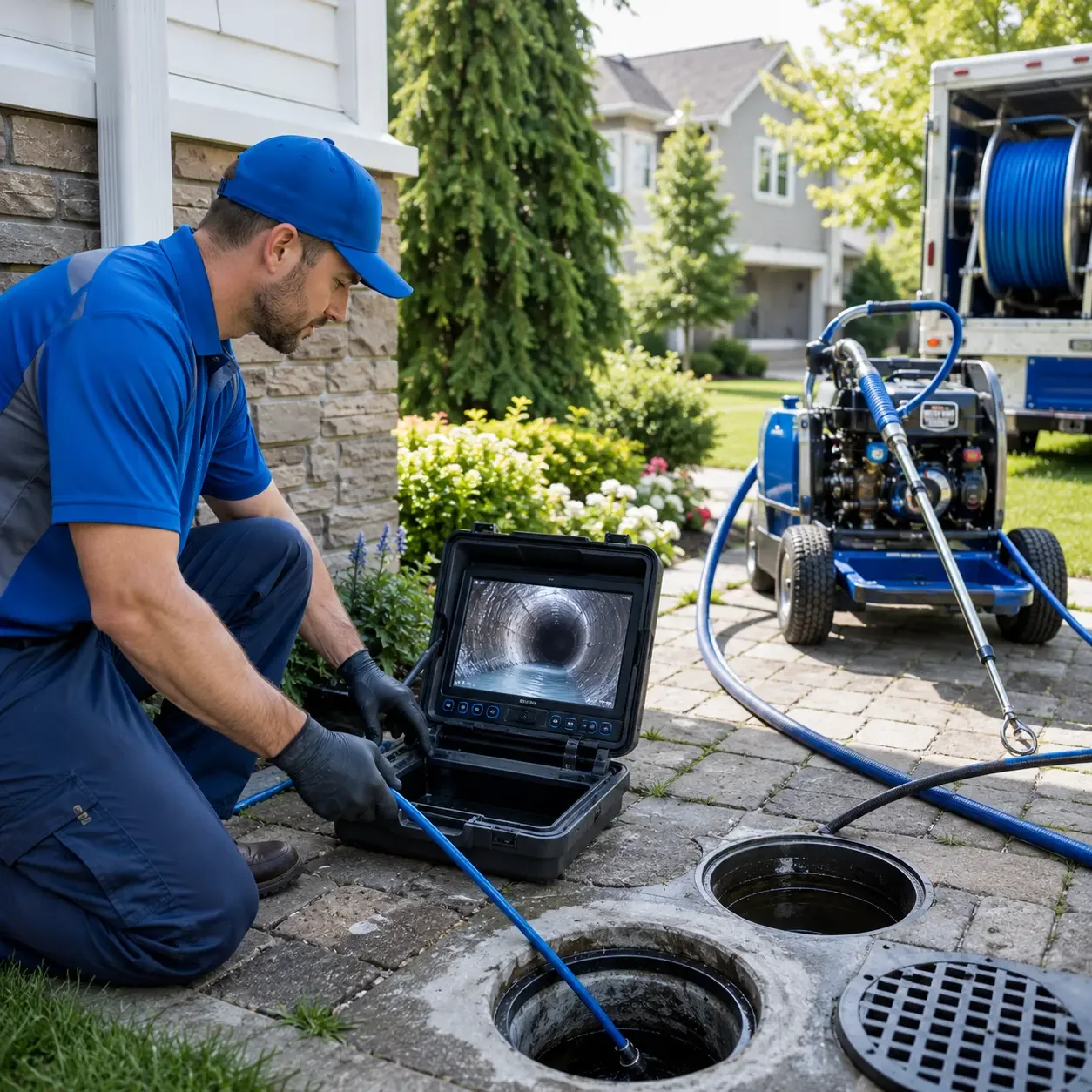 Outdoor drain cleaning professionals serving Cambridge, KS