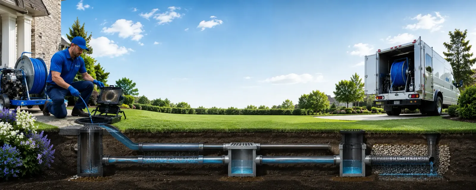 Outdoor drain cleaning information for Cambridge, KS